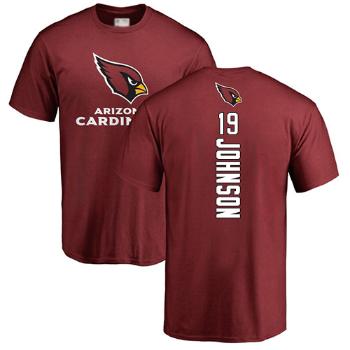 Arizona Cardinals Men Maroon KeeSean Johnson Backer NFL Football #19 T Shirt->arizona cardinals->NFL Jersey